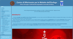 Desktop Screenshot of centroesofagopadova.org